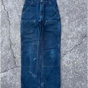 Black vintage double knee carhartts